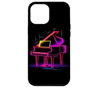 Pianoforte a coda in stile Synthwave Pianista Custodia per iPhone 12 Pro Max