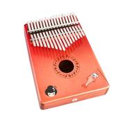 Pianoforte a pollice 17-note Kalimba 3D dipinto Finger Piano principiante mini strumento musicale (stile 1)
