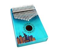 Pianoforte a pollice 17-note Kalimba 3D dipinto Finger Piano principiante mini strumento musicale (stile 3)