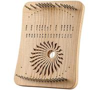 Pianoforte a pollice a 31 corde, Arpa a lira portatile con chiave for accordatura, corde extra e borsa di tela, strumento musicale in legno for professionisti (Color : Maple)