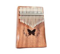 Pianoforte A Pollice In Mogano Interamente In Massello Strumento Entry-level Per Principianti Kalimba A 17 Tasti Per Pianoforte A Dita Mbira(Style 2)