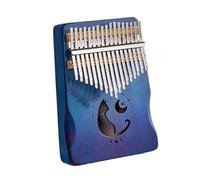 Pianoforte A Pollice Kalimba A 17 Note Per Studenti Portatile Semplice E Facile Da Usare Pianoforte Per Le Dita(Gradient blue)