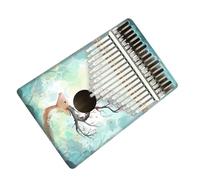 Pianoforte A Pollice Kalimba A 17 Tasti, Pianoforte A Dita In Legno, Strumenti Musicali Per Gli Amanti Della Musica Kalimba Strumento Musicale (Color : 02)