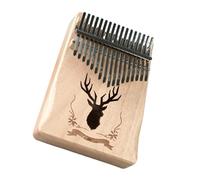Pianoforte A Pollice Kalimba A 17 Tasti Strumento Portatile Professionale Accordato Laccato Trasparente Renna Kalimba Professionale(Redeer varnish)