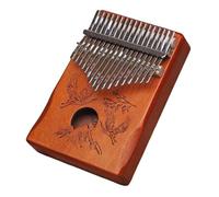 Pianoforte A Pollice Kalimba A 21 Tasti Accordatura Professionale Mini Marimba Portatile Per Principianti(17keys crane retro)