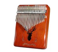 Pianoforte A Pollice Kalimba A 21 Tasti Accordatura Professionale Mini Marimba Portatile Per Principianti(21key reindeer retro)