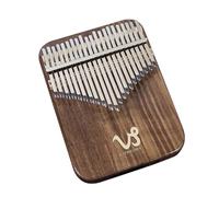 Pianoforte a pollice Kalimba a 21 tasti - Serie segni zodiacali, strumento a tastiera Carlimba tipo scatola in noce nero for adulti principianti bambini(Capricorn)