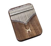Pianoforte a pollice Kalimba a 21 tasti - Serie segni zodiacali, strumento a tastiera Carlimba tipo scatola in noce nero for adulti principianti bambini(Taurus)