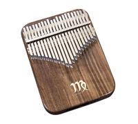 Pianoforte a pollice Kalimba a 21 tasti - Serie segni zodiacali, strumento a tastiera Carlimba tipo scatola in noce nero for adulti principianti bambini(Virgo)