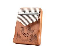 Pianoforte A Pollice Kalimba Mogano 17 Tasti Kalimba Wood Pronunciation Box Per Principianti 17 Toni Macchina Strumenti Musicali Con Accessori(A)
