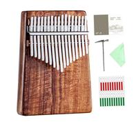 Pianoforte A Pollice Kalimba Professionale 17 Tasti Con Foro Sotto Palissandro In Legno Di Acacia Per Strumenti Musicali Per Principianti(Walnut)