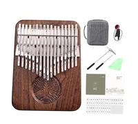 Pianoforte A Pollice Kalimba Professionale 34 Tasti Noce Nera Kalimbas 38 Tasti Pianoforte A Pollice In Legno Kalimba BC Tavola Piatta(34 C key)