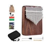 Pianoforte A Pollice Kalimba Thumb Piano Portatile Strumento A Tastiera Per Principianti Kalimbas Cromatico Professionale Con Accessori(21K F)