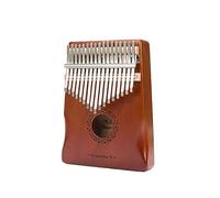 Pianoforte A Pollice Okoume Thumb Piano Da 17 Note Kalimba Round Hole Beginner Kalimba(Style 4)