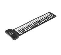 Pianoforte a Tastiera a Mano, Uscita MIDI Roll Up Piano Heavy Bass 4D Surround Sound Portatile per Viaggi per Principianti