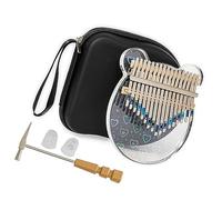 Pianoforte Acrilico Per Pollice Con Dito Carino 17 Tasti Strumento Musicale Kalimba Con Martello Accordato Per Principianti Kalimba Strumento Musicale (Color : 01)