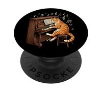 Pianoforte Amante del pianoforte Uomini Donne PopSockets PopGrip Adesivo