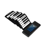 Pianoforte Arrotolato A Mano Con Doppio Altoparlante, Tastiera Elettronica Pieghevole In Silicone Addensato Da 88 Tasti Per Adulti