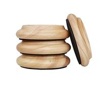 Pianoforte Caster Coppe Mobili Pavimento Feltro Pad Coppe Sottobicchieri In Legno Duro Anti-Scorrevole Protezione Piedi Piedi Pad Protezione Piedi per Pavimenti e Ruote di Mobili, Divani e Letto