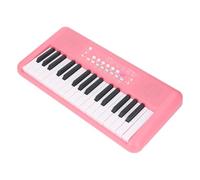 Pianoforte con Tastiera a 32 Tasti, Pianoforte Digitale Elettronico con Microfono Altoparlante, 16 Toni 10 Ritmi Vibrato Sustain Effetti Eco Insegnamento Tastiera per
