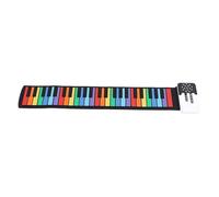Pianoforte con Tastiera Avvolgibile con Altoparlante, Pianoforte Portatile Colorato a 49 Tasti, Pianoforte Elettronico Pieghevole per Principianti per Viaggi a Casa
