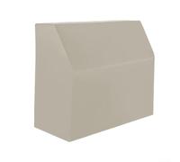 Pianoforte Copertura per pianoforti verticali, protezione antipolvere e impermeabile, realizzata con tessuto Oxford 420D e rivestimento argento, con chiusura a coulisse (metri bianchi)