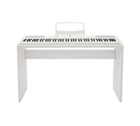 Pianoforte da palco SDP-2 di Gear4music + supporto, bianco