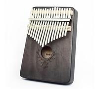 Pianoforte da pollice a 17 note, strumento Kalimba, pianoforte a dito a mano pianoforte portatile (stile 4)