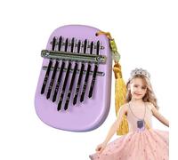 Pianoforte da pollice, contralto a 8 tasti, strumento portatile e , decorativo con cordino, facile da suonare per principianti, ideale per bambini, ragazze e ragazzi per imparare la musica