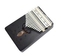 Pianoforte Da Pollice Kalimba Nero A 17 Tasti Pianoforte Da Dito Per Principianti In Legno Di Mogano Con Kit Di Accessori portatili Kalimba Thumb piano (Color : 04)