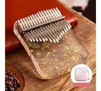 Pianoforte da pollice stile costellazione acrilico 17 tasti Kalimba con mini mar