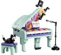 Pianoforte decorativo con gatto