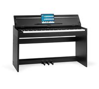 Pianoforte Digitale 88 Tasti Dinamica 128 Suoni Polifoni 3 Pedali USB AUX Nero