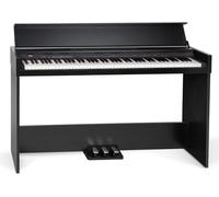 Pianoforte Digitale 88 Tasti Dinamici Tastiera Compatta 128 Voci USB Pedale Nero