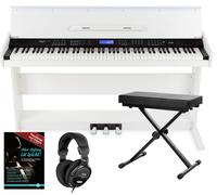 Pianoforte Digitale 88 Tasti Pianola Tastiera Elettronica Set Panchetta Cuffie