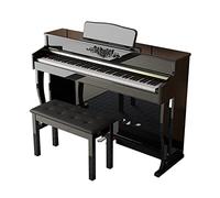 Pianoforte digitale a 88 tasti con azione a martelli pesati, base mobile, triplo pedale, sgabello e connettività MIDI per principianti e professionisti