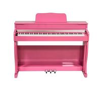 Pianoforte digitale a 88 tasti ponderati Piano elettrico a grandezza naturale con azione a martello con supporto, supporto a triplo pedale Connessione MIDI for principianti e professionisti (Color :