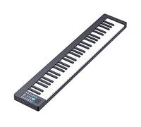 Pianoforte digitale a grandezza naturale a 61 tasti Tastiera elettrica portatile Pianoforte Altoparlante incorporato Supporto Connessione MIDI Bluetooth Include pedale di sostegno, Borsa for il traspo