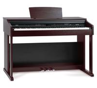 Pianoforte Digitale E-Piano 88 Tasti Dinamici USB MIDI 3 Pedal 360 Suoni Marrone