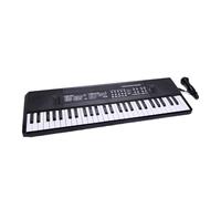 Pianoforte digitale elettronico portatile con microfono 37/54 tasti tastiera apprendimento musica educativa