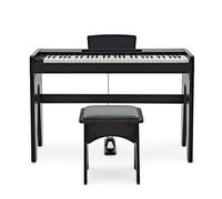Pianoforte digitale Keynote Junior e sgabello, Matte Nero