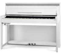Pianoforte Digitale Vertcale i88 Tasti Ivory-Touch 3 Pedali 40 Voci USB Bianco
