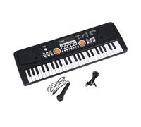 Pianoforte Elettrico A 49 Tasti Organo Elettronico USB Con Microfono Musica Digitale Tastiera Elettronica Altoparlanti Stereo Integrati