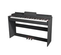 Pianoforte elettrico a 88 tasti con tastiera sensibile alla velocità, pianoforte digitale verticale for principianti adulti con 3 pedali e copertura for tastiera, supporto USB/MIDI(Black)
