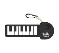 Pianoforte elettrico pieghevole, tastiera in silicone da 21,5 cm, strumento musicale portatile, tastiera per pianoforte pieghevole in morbido silicone, facile da usare, supporta l'apprendimento e