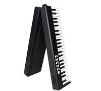 Pianoforte Elettronico Per Gli Amanti Della Musica Il Pianoforte Digitale Pieghevole A 88 Tasti È Un Controller Multifunzione Elettrico Flessibile(Black)