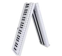 Pianoforte Elettronico Per Gli Amanti Della Musica Il Pianoforte Digitale Pieghevole A 88 Tasti È Un Controller Multifunzione Elettrico Flessibile(White)