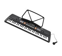 Pianoforte Elettronico Piano Elettrico Multifunzionale A 61 Tasti Con Microfono Tastiera Elettronica Nera Per Musica Digitale