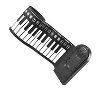 Pianoforte Elettronico Pianoforte arrotolabile a 49 tasti Pianoforte portatile pieghevole a mano con strumento a tastiera con altoparlante incorporato