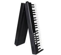 Pianoforte Elettronico Pianoforte Elettronico Digitale Pieghevole A 88 Tasti Per Principianti Controller Multifunzione Flessibile Facile Da Suonare(Black)